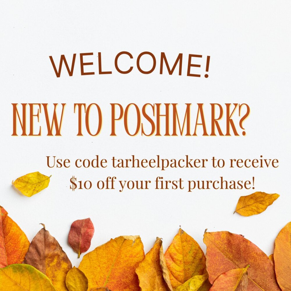 $10 off first purchase. Welcome to Poshmark!